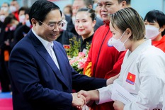 Thủ tướng Phạm Minh Chính: ‘Sự nỗ lực hết sức của các vận động viên đã là thành tích’
