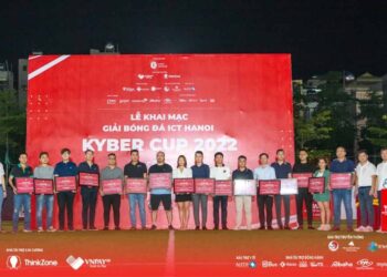 Thành viên Ban tổ chức Giải bóng đá ICT Hà Nội – Kyber Cup 2022 hội tụ nhiều gương mặt lãnh đạo doanh nghiệp giàu tâm huyết