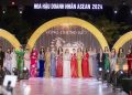 Hoa hậu Ngọc Trang duyên dáng trong tà áo dài làm ban giám khảo tại Hoa hậu Doanh nhân Asean 2024